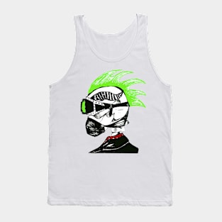 Skeleton Punk Warrior From Hell Tank Top